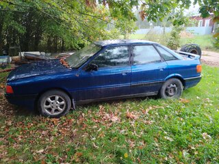 1989 Audi 80 IV (B3), синий, 150000 рублей, вид 4