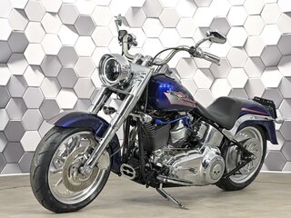 2007 Harley-Davidson Fat Boy, синий, 899000 рублей, вид 2