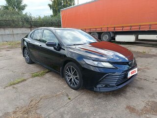 2021 Toyota Camry VIII (XV70) Рестайлинг, чёрный, 2434700 рублей, вид 2