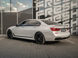 2018 BMW 7 серии 730i VI (G11/G12), белый, 3675000 рублей, вид 2