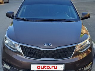 2016 Kia Rio III Рестайлинг, коричневый, 1165000 рублей, вид 3