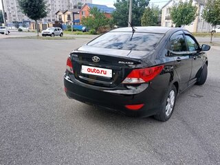 2012 Hyundai Solaris I, чёрный, 670000 рублей, вид 4