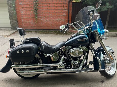 2008 Harley-Davidson Softail Deluxe, синий, 799000 рублей, вид 5