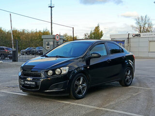 2012 Chevrolet Aveo II, чёрный, 392000 рублей, вид 1