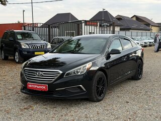 2016 Hyundai Sonata VII (LF), чёрный, 1250000 рублей, вид 3