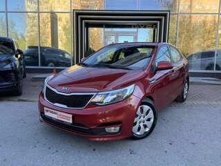 2015 Kia Rio III Рестайлинг, красный, 899000 рублей, вид 1