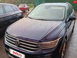 2021 Volkswagen Tiguan Allspace II Рестайлинг, синий, 3350000 рублей, вид 3