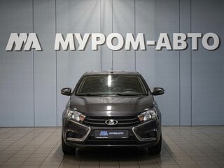 2016 Lada (ВАЗ) Vesta I, чёрный, 690000 рублей, вид 3