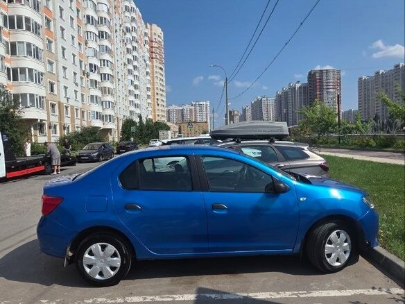 2014 Renault Logan II, голубой, 720000 рублей - вид 1