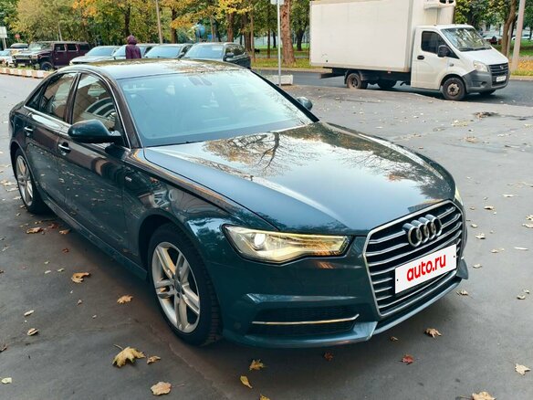 2015 Audi A6 IV (C7) Рестайлинг, серый - вид 3
