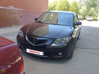 2008 Mazda 3 I (BK) Рестайлинг, чёрный, 300000 рублей, вид 3