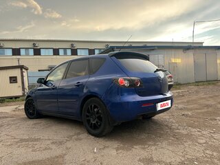 2007 Mazda 3 I (BK) Рестайлинг, синий, 445000 рублей, вид 4