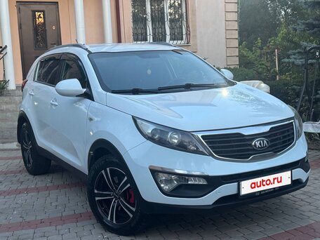 2012 Kia Sportage III, белый, 1180000 рублей, вид 3