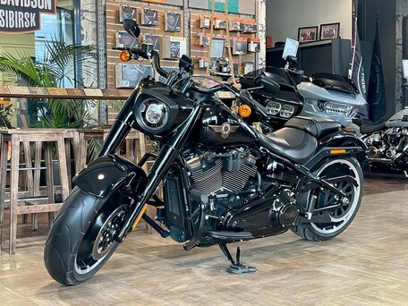 2020 Harley-Davidson Fat Boy, чёрный, 3500000 рублей, вид 3