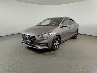 2017 Hyundai Solaris II, коричневый, 1300000 рублей, вид 1