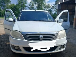 2014 Renault Logan I Рестайлинг, белый, 500000 рублей, вид 1