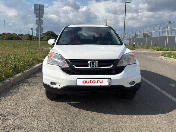 2010 Honda CR-V III Рестайлинг, белый - вид 1