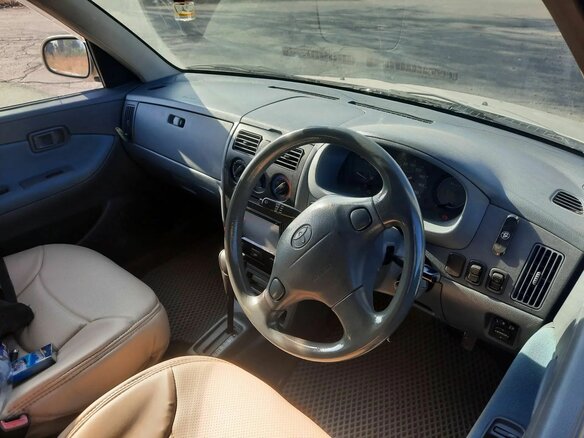 2002 Toyota Duet, серый, 250000 рублей - вид 5