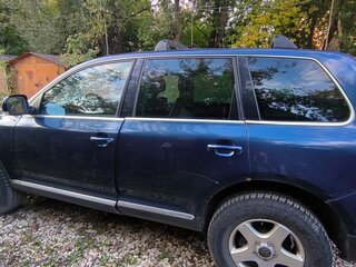 2003 Volkswagen Touareg I, синий, 400000 рублей, вид 4
