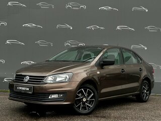 2017 Volkswagen Polo V Рестайлинг, коричневый, 998700 рублей, вид 1