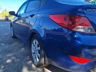 2011 Hyundai Solaris I, синий, 520000 рублей, вид 4
