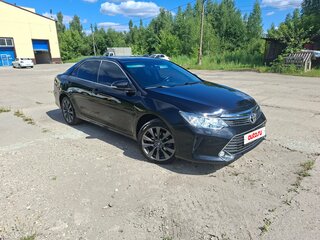 2017 Toyota Camry VII (XV50) Рестайлинг, чёрный, 2129000 рублей, вид 1