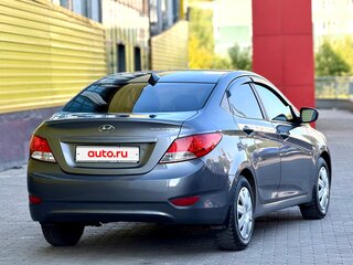 2011 Hyundai Solaris I, чёрный, 499999 рублей, вид 4