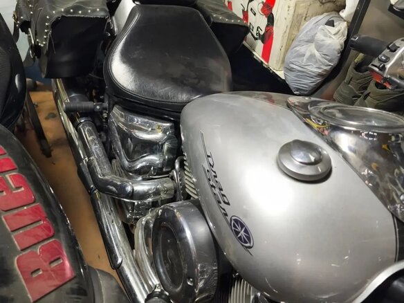 2003 Yamaha XVS1100, серый, 470000 рублей - вид 2