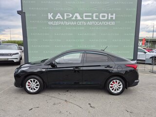 2020 Hyundai Solaris II Рестайлинг, чёрный, 1419000 рублей, вид 3