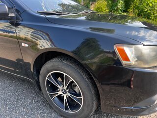 2008 Mitsubishi Lancer X, чёрный, 720000 рублей, вид 4