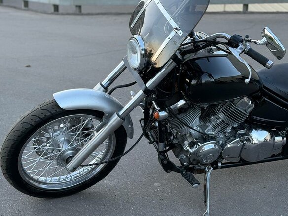 1997 Yamaha XVS400 Drag Star, чёрный - вид 10