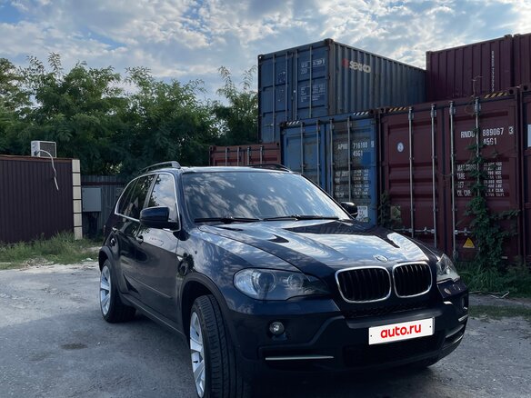 2007 BMW X5 48i II (E70), синий, 1099000 рублей - вид 8