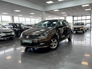 2015 Volkswagen Polo V Рестайлинг, коричневый, 1160000 рублей, вид 1
