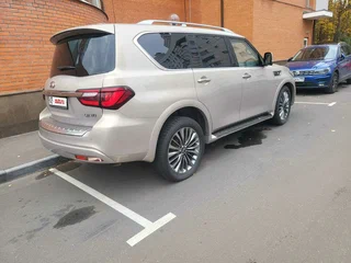 2018 Infiniti QX80 I Рестайлинг 2, бежевый, 5950000 рублей, вид 3