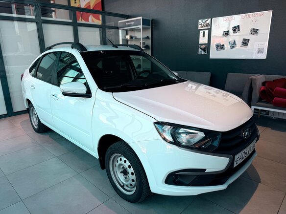 2022 Lada (ВАЗ) Granta I Рестайлинг, белый, 699000 рублей - вид 4