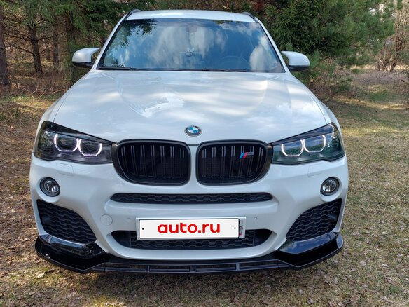 2014 BMW X3 20i xDrive II (F25) Рестайлинг, белый, 2300000 рублей