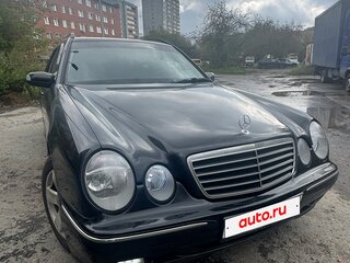 2001 Mercedes-Benz E-Класс 240 II (W210, S210) Рестайлинг, чёрный, 750000 рублей, вид 1