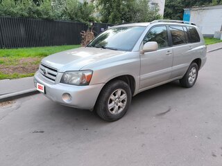 2006 Toyota Highlander I (XU20) Рестайлинг, серебристый, 1100000 рублей, вид 1