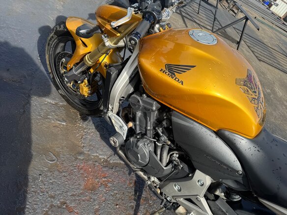 2007 Honda CB 600F Hornet, золотистый, 415000 рублей - вид 1
