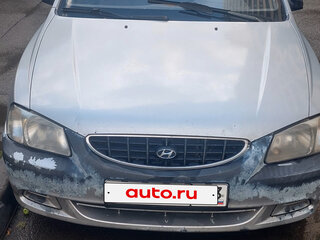 2005 Hyundai Accent ТагАЗ II, серебристый, 400000 рублей, вид 1