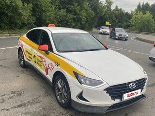 2021 Hyundai Sonata VIII (DN8), белый, 1400000 рублей, вид 2