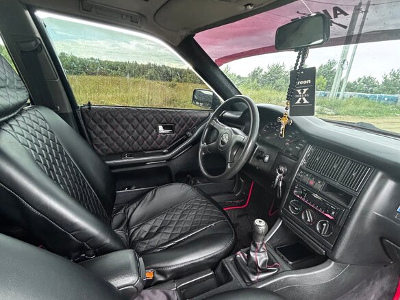 1992 Audi 80 V (B4), синий, 260000 рублей - вид 6