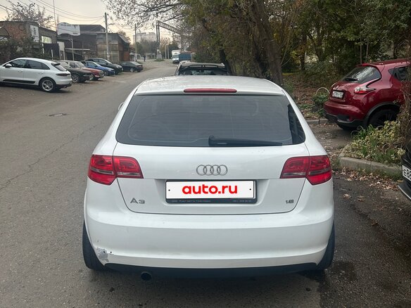 2009 Audi A3 II (8P) Рестайлинг 2, белый, 850000 рублей - вид 3