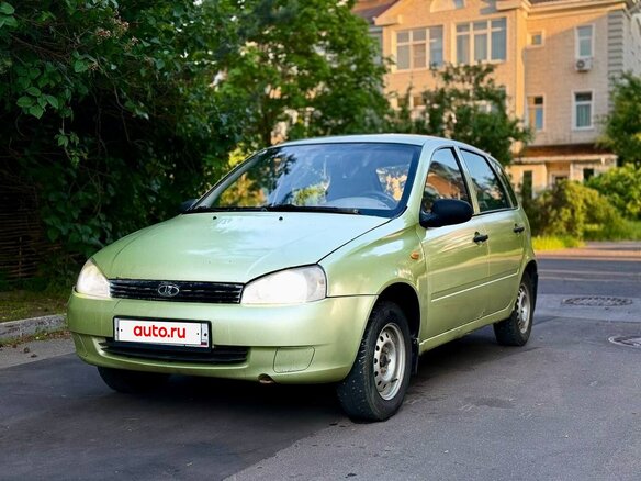 2007 Lada (ВАЗ) Kalina I, зелёный, 160000 рублей