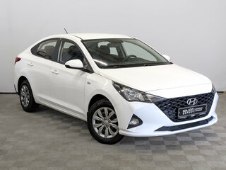 2022 Hyundai Solaris II Рестайлинг, белый, 1395000 рублей, вид 3