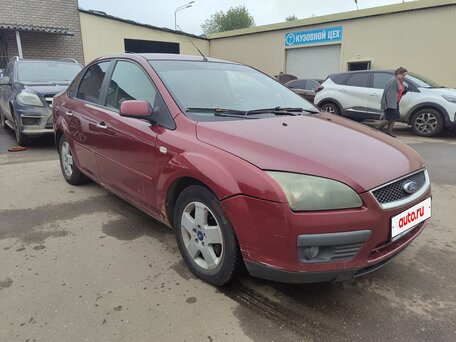 2007 Ford Focus II, красный, 355000 рублей, вид 1