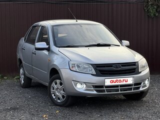 2013 Lada (ВАЗ) Granta I, серебристый, 249777 рублей, вид 3