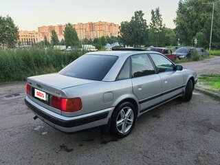 1991 Audi 100 IV (C4), серебристый, 350000 рублей, вид 3