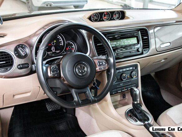 2014 Volkswagen Beetle II (A5), коричневый, 1450000 рублей - вид 9