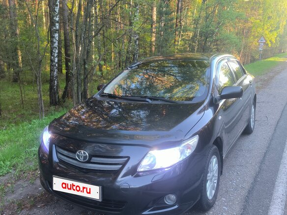 2007 Toyota Corolla X (E140, E150), чёрный, 750000 рублей - вид 2